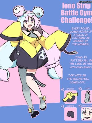 Iono Strip Battle Gym Challenge! 001 and Pokemon Comic Porn