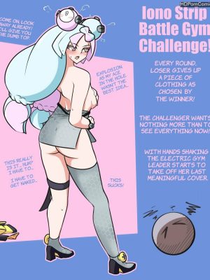 Iono Strip Battle Gym Challenge! 008 and Pokemon Comic Porn