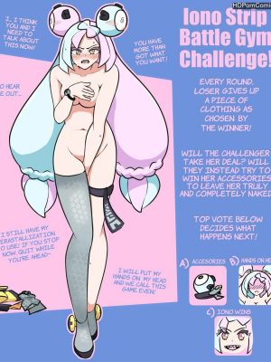 Iono Strip Battle Gym Challenge! 009 and Pokemon Comic Porn