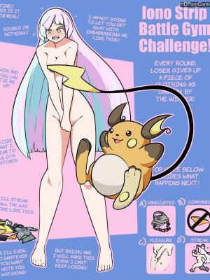 Iono Strip Battle Gym Challenge! 013 and Pokemon Comic Porn