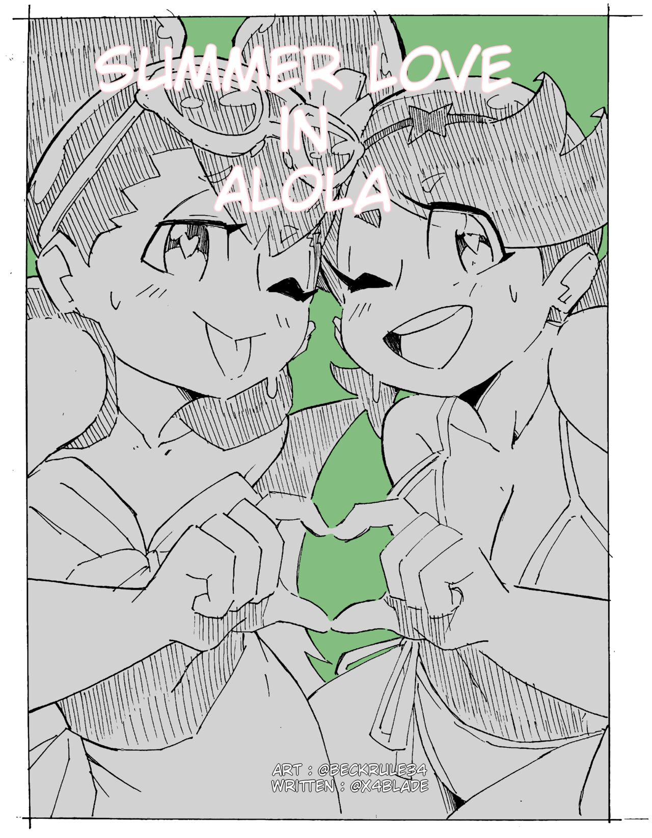 Summer Love In Alola 001 and Pokemon Comic Porn