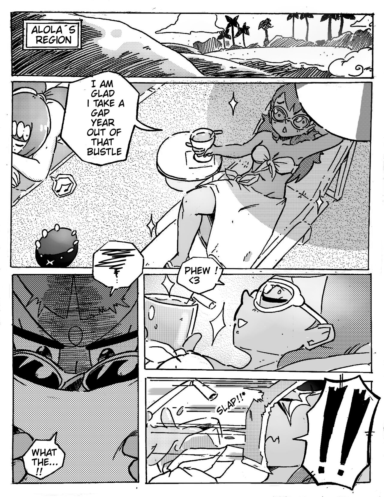 Summer Love In Alola 002 and Pokemon Comic Porn