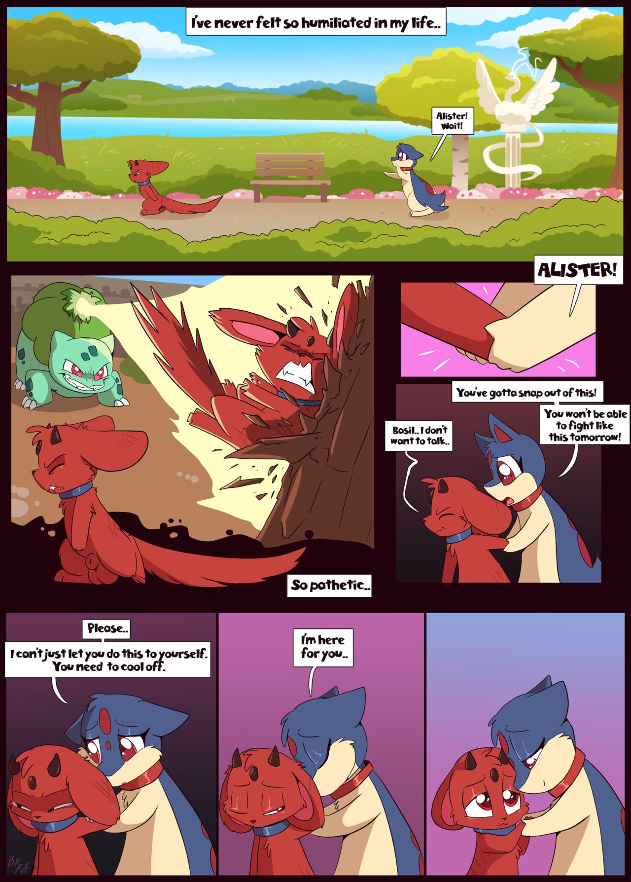 A Soothing Night In The Park 001 and Pokemon Comic Porn