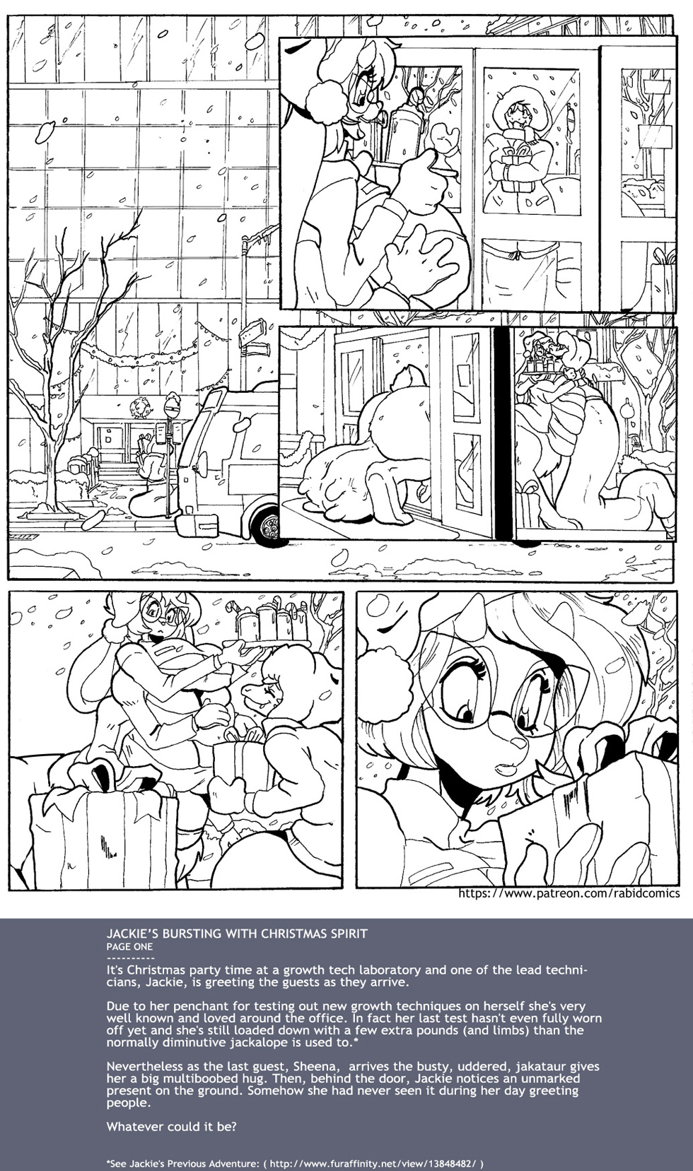Jackie's Bursting With Christmas Spirit 001 and Pokemon Comic Porn
