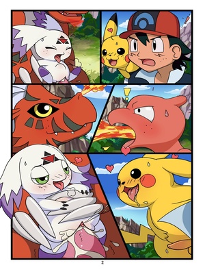 Digimon vs Pokemon 3 and Pokemon Comic Porn