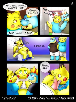 Let's Play 6 and Pokemon Comic Porn