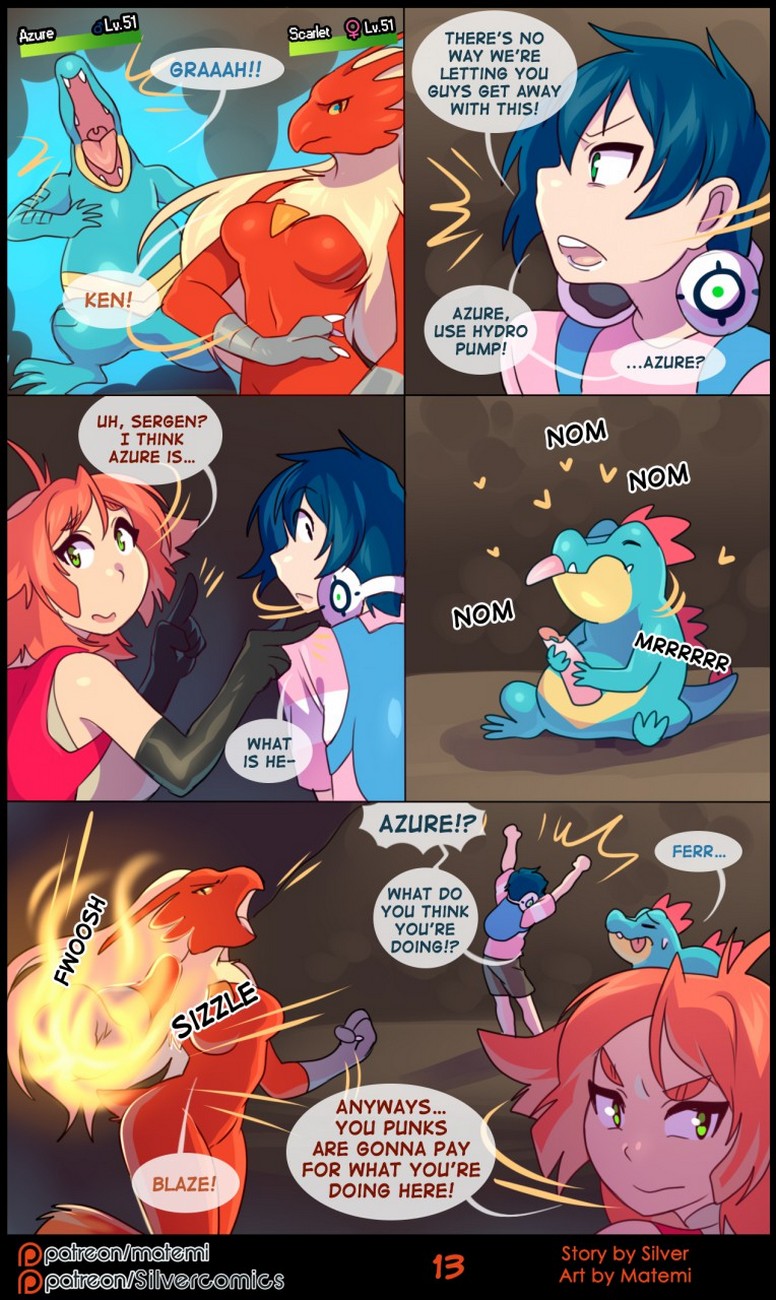 Silver Soul Origins - The Twins 14 and Pokemon Comic Porn