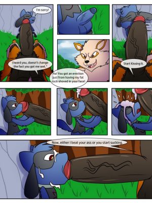 Wet An Arcanine, Drench A Riolu 2 and Pokemon Comic Porn