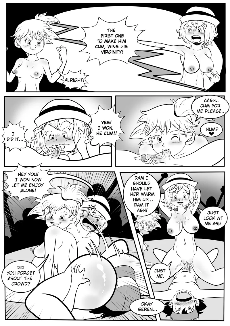 Ash's Sex Battle With Pokegirls 002 and Pokemon Comic Porn