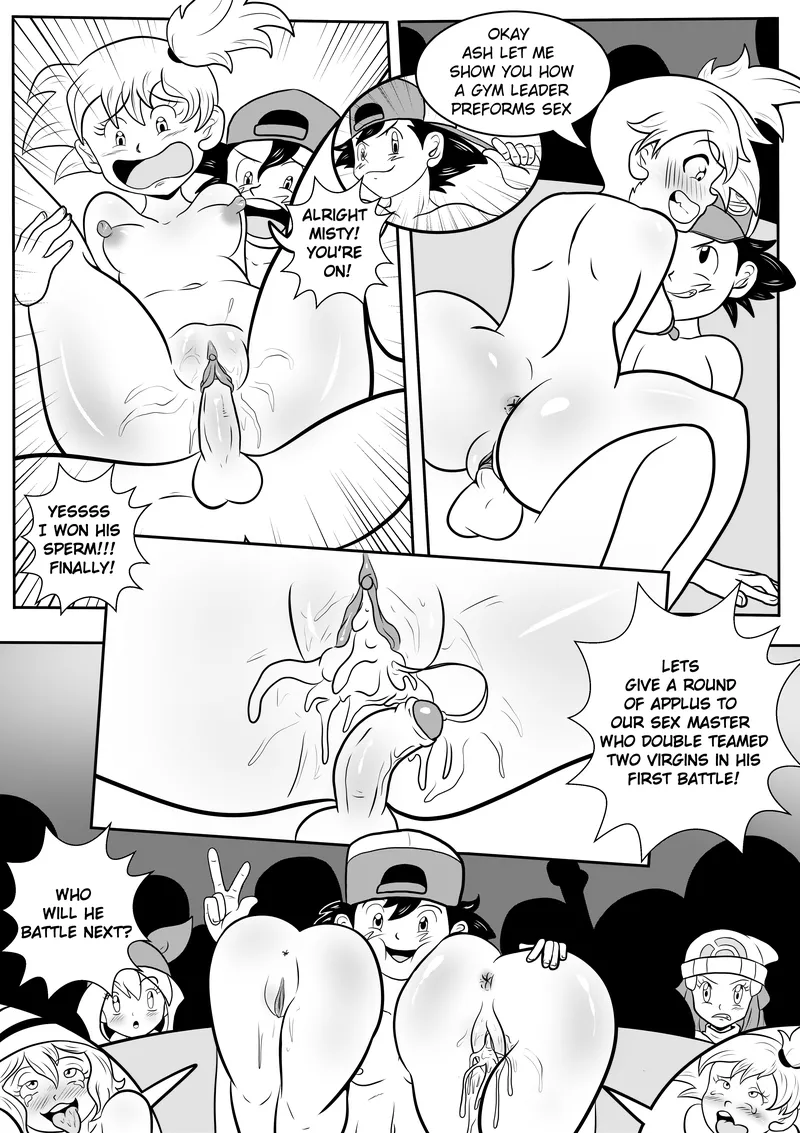 Ash's Sex Battle With Pokegirls 004 and Pokemon Comic Porn