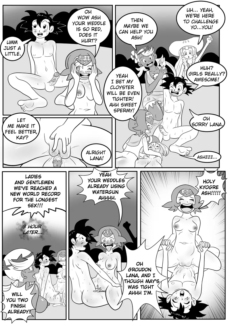 Ash's Sex Battle With Pokegirls 008 and Pokemon Comic Porn