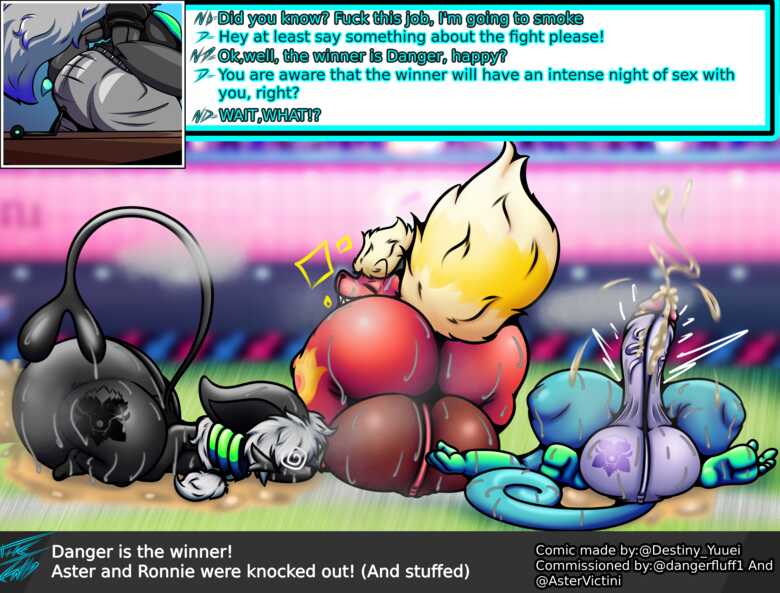 Battle Between Thickveevolutions 009 and Pokemon Comic Porn
