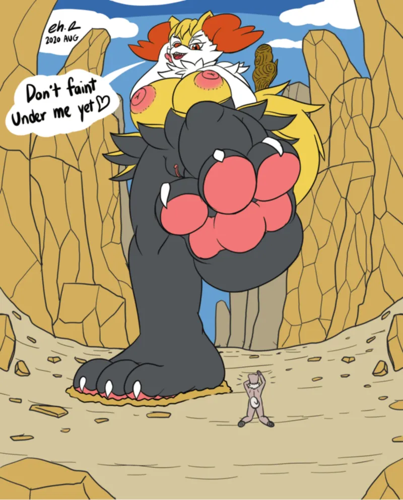 Braixen's Experiment 003 and Pokemon Comic Porn
