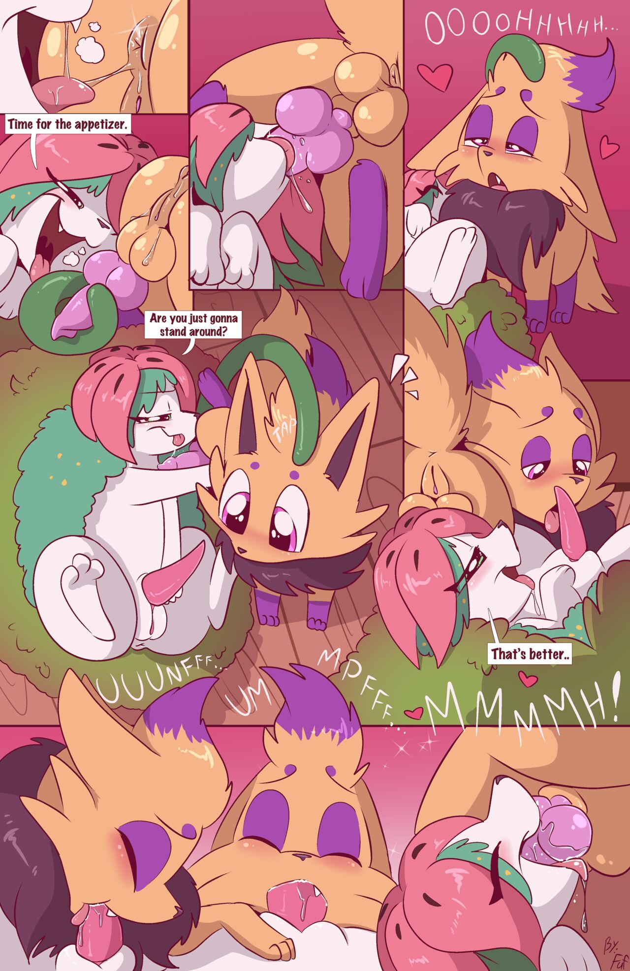Chip And Meadow's Movie Night 003 and Pokemon Comic Porn