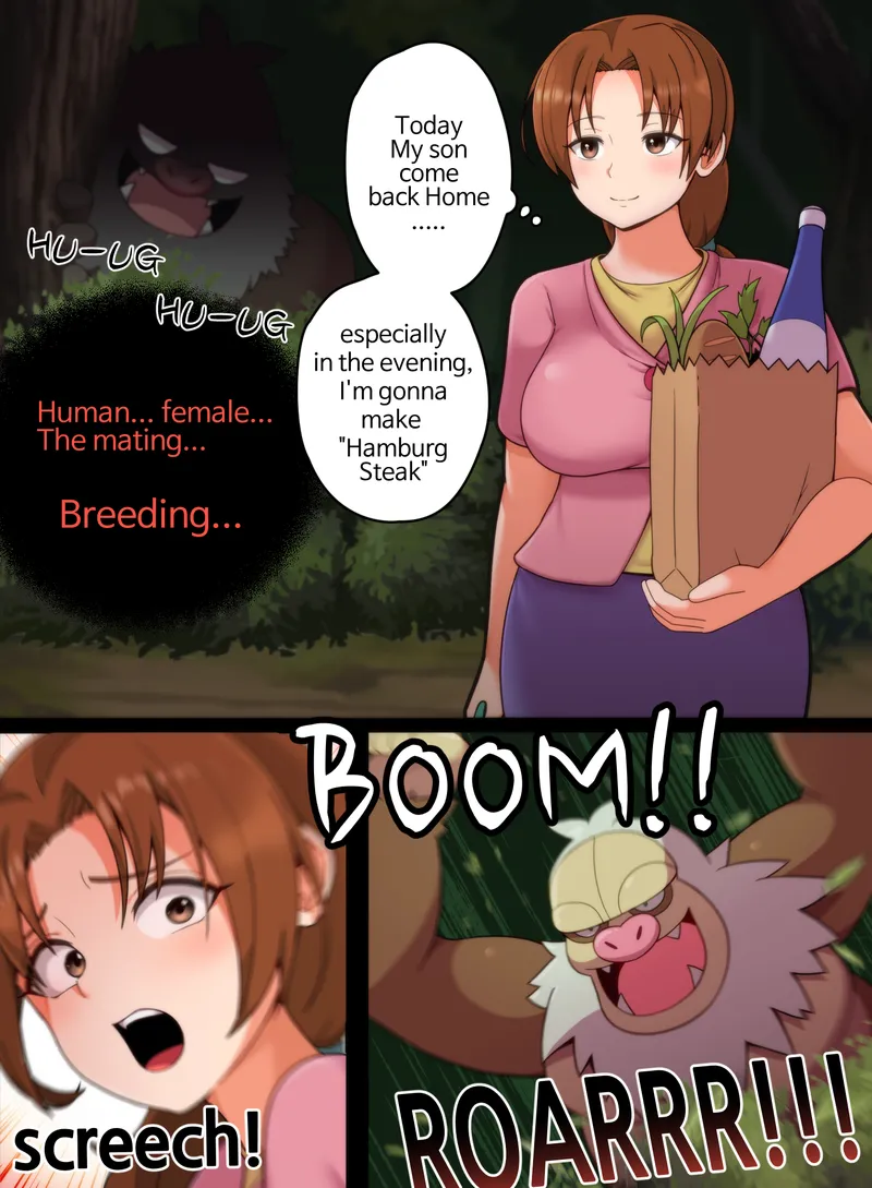 Delia x Slaking 001 and Pokemon Comic Porn