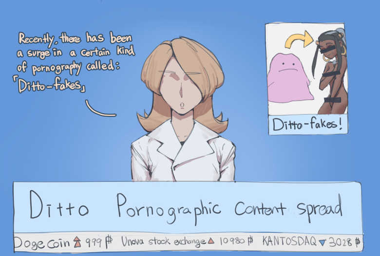 Ditto-Fakes 001 and Pokemon Comic Porn