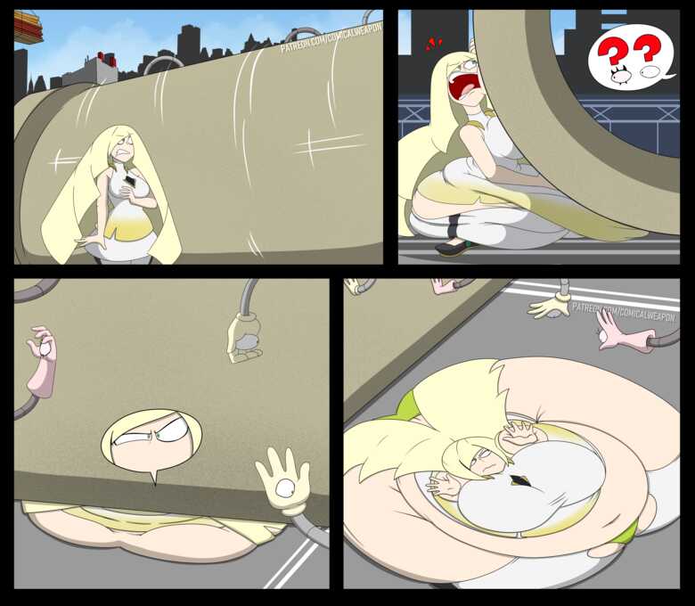 Emergency Pump - Lusamine 002 and Pokemon Comic Porn