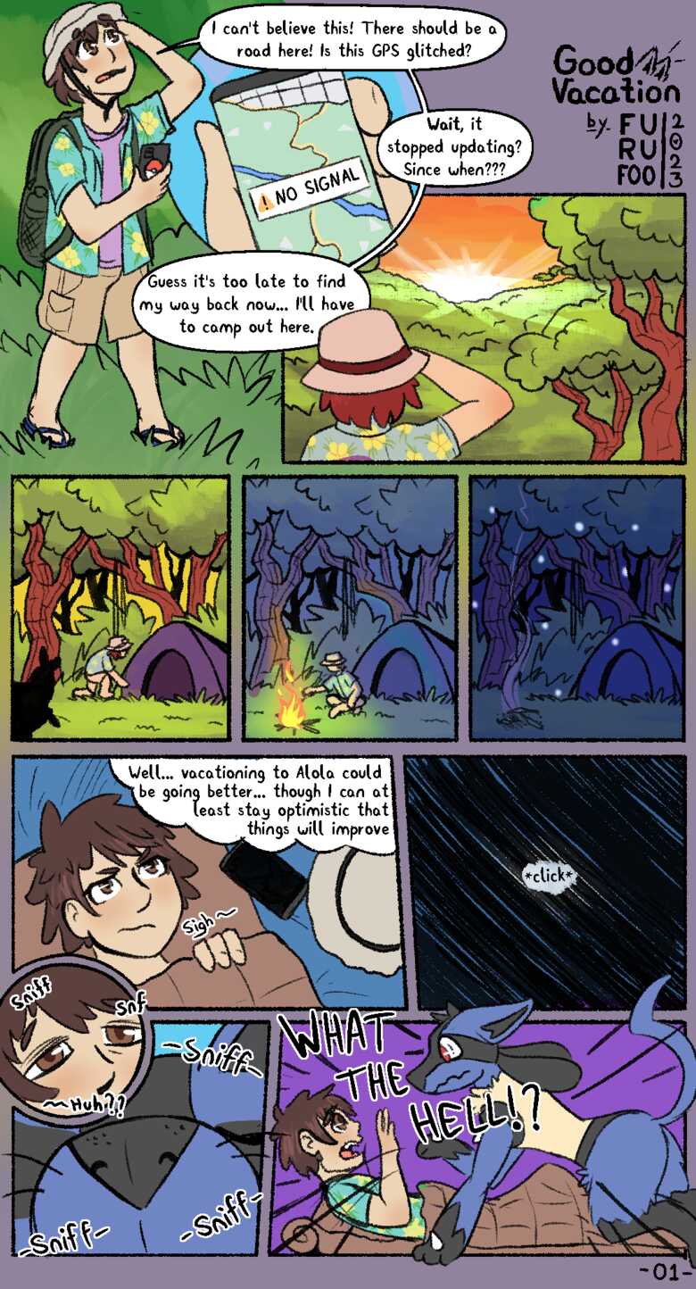 Good Vacation 001 and Pokemon Comic Porn