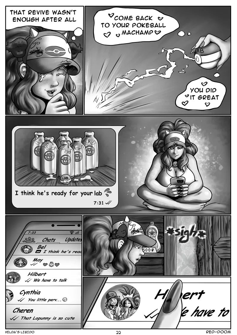 Hilda's Libido 023 and Pokemon Comic Porn