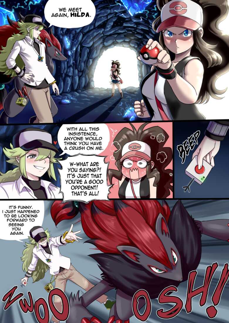 Hilda's Training 002 and Pokemon Comic Porn