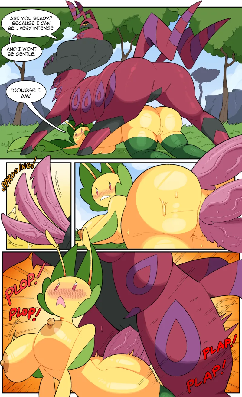 Leavanny And Scolipede 001 and Pokemon Comic Porn