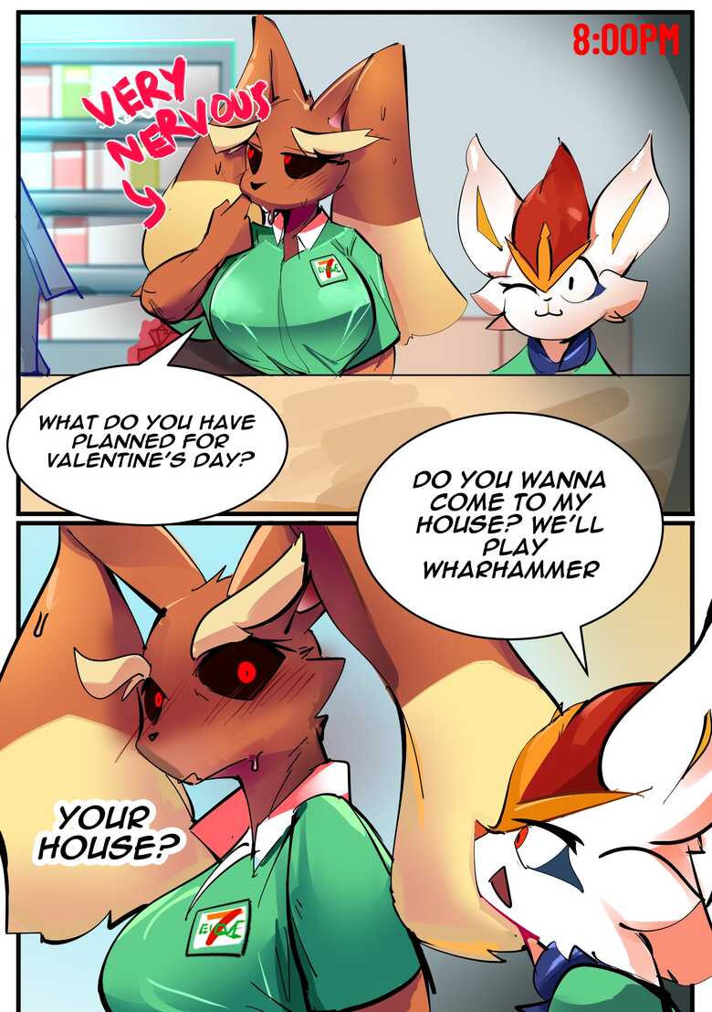 Lopunny Vs Cinderace 005 and Pokemon Comic Porn