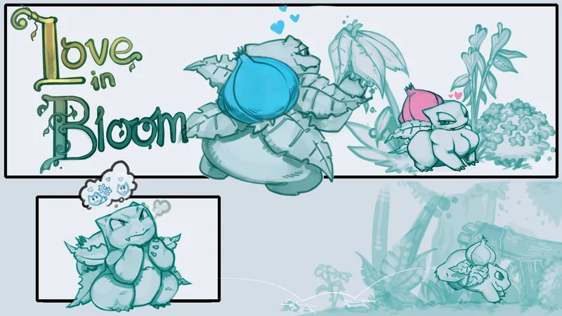 Love In Bloom 001 and Pokemon Comic Porn