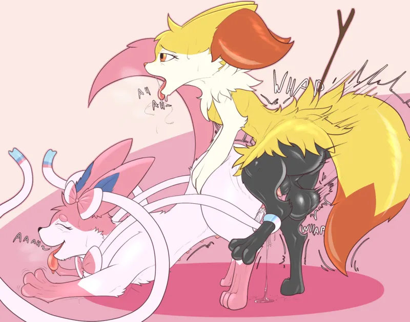 Mischievous Sylveon And Horny Braixen 007 and Pokemon Comic Porn
