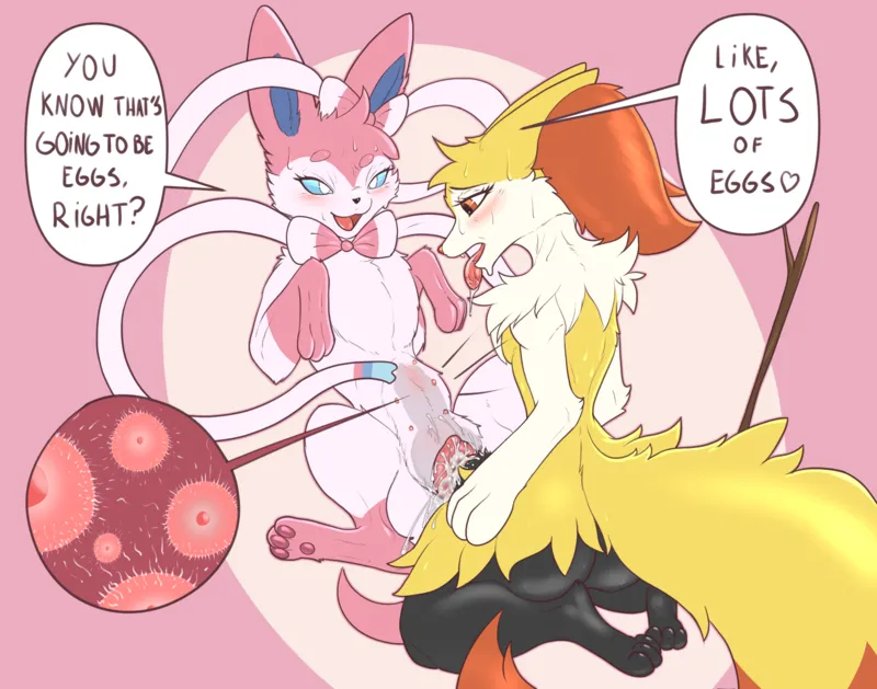 Mischievous Sylveon And Horny Braixen 010 and Pokemon Comic Porn