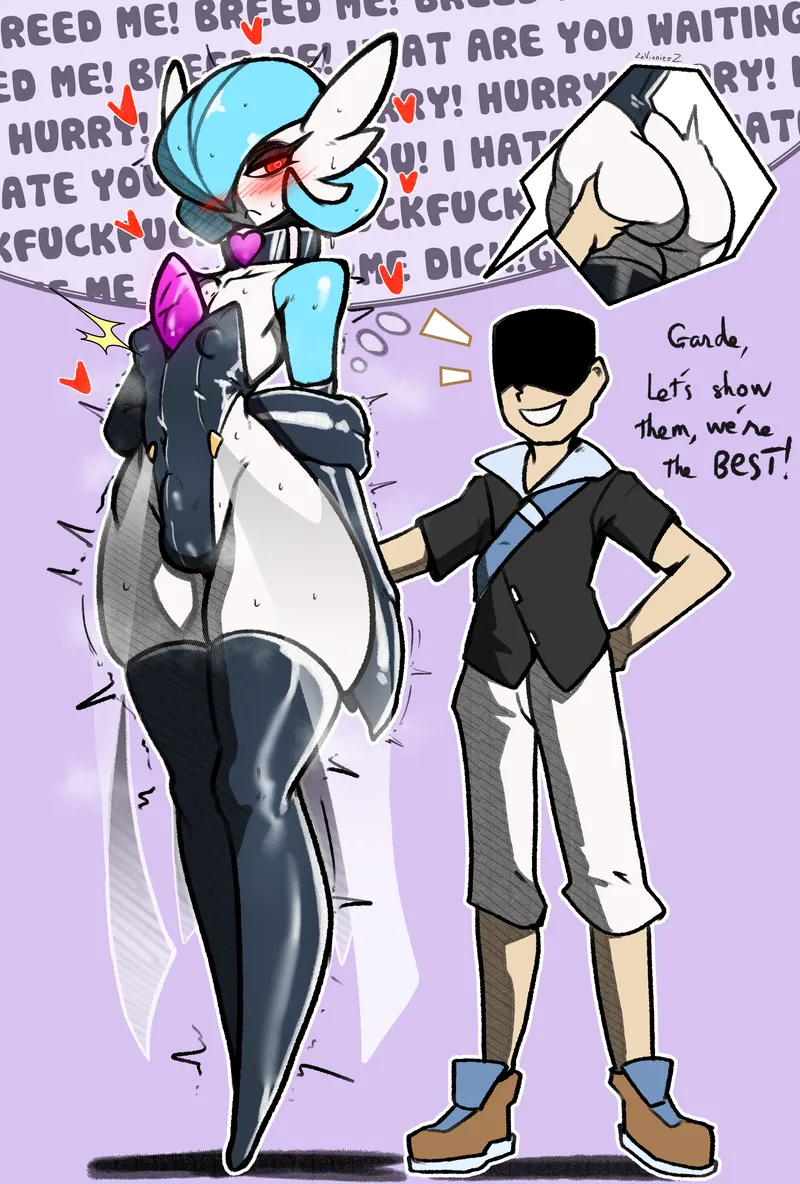 Needy Shiny Femboy Gardevoir 001 and Pokemon Comic Porn
