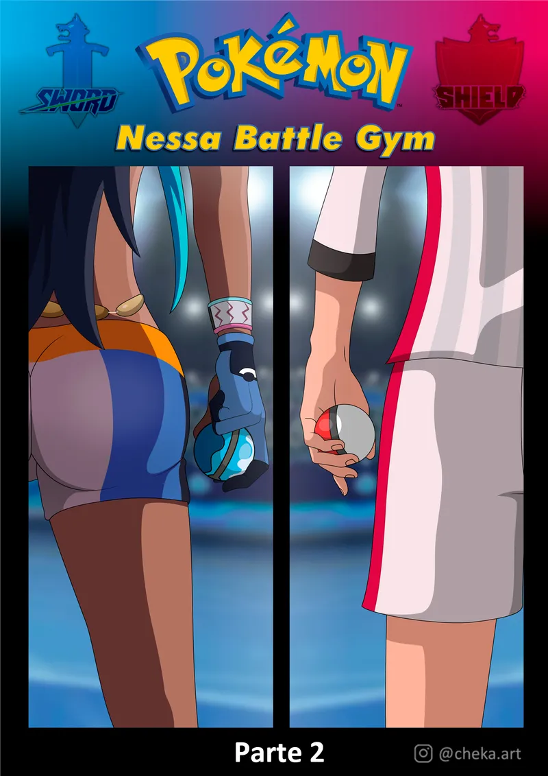 Nessa Battle Gym 2 001 and Pokemon Comic Porn