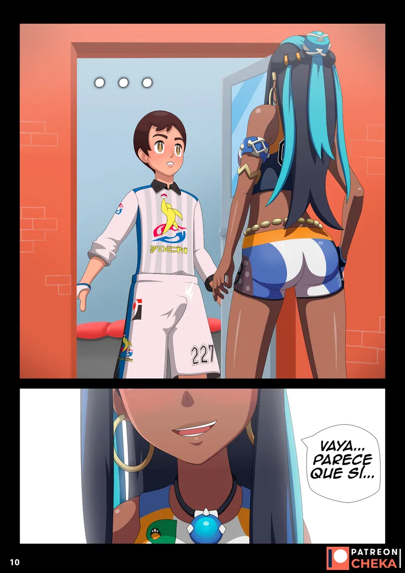 Nessa Battle Gym 2 002 and Pokemon Comic Porn