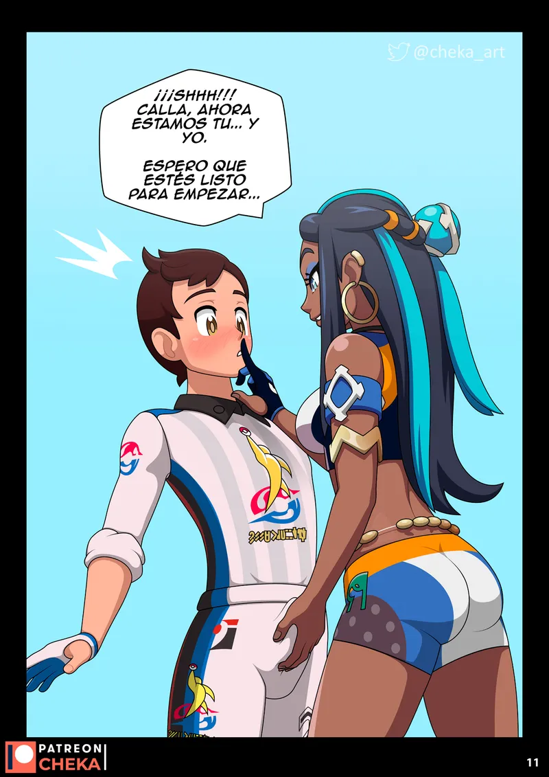 Nessa Battle Gym 2 003 and Pokemon Comic Porn