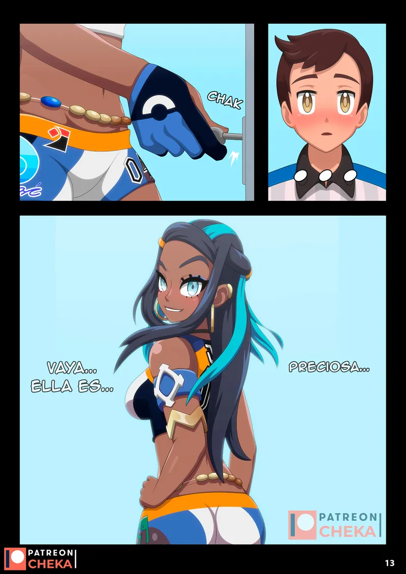 Nessa Battle Gym 2 005 and Pokemon Comic Porn
