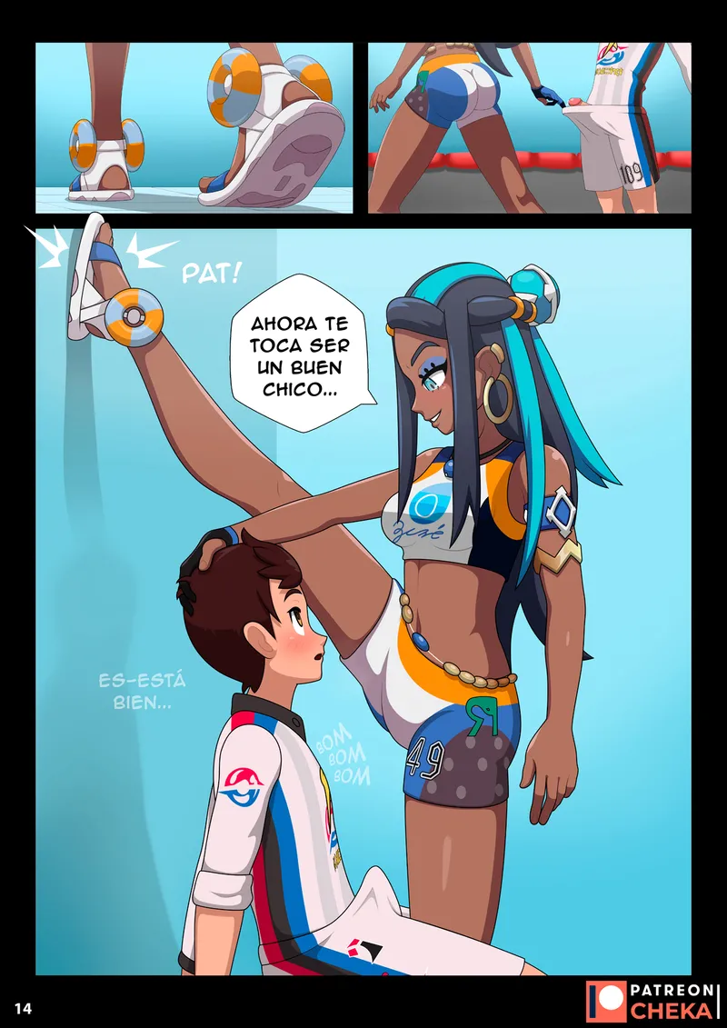 Nessa Battle Gym 2 006 and Pokemon Comic Porn