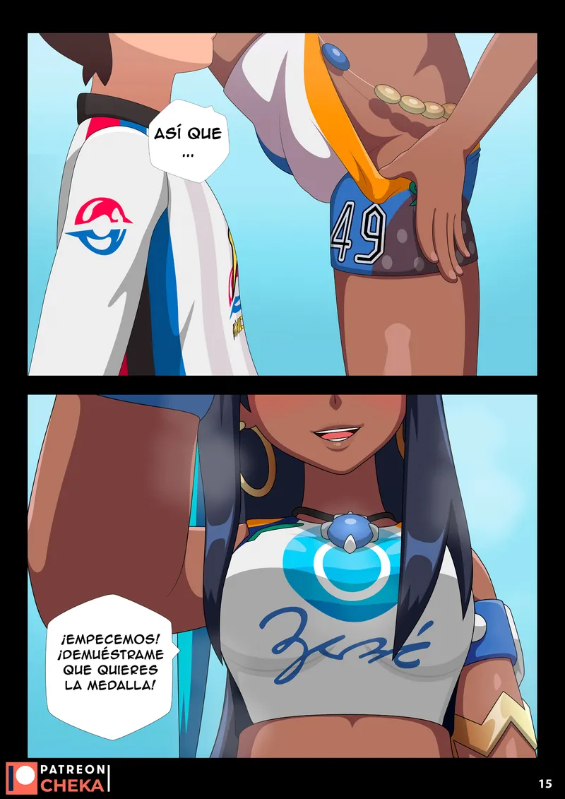 Nessa Battle Gym 2 007 and Pokemon Comic Porn