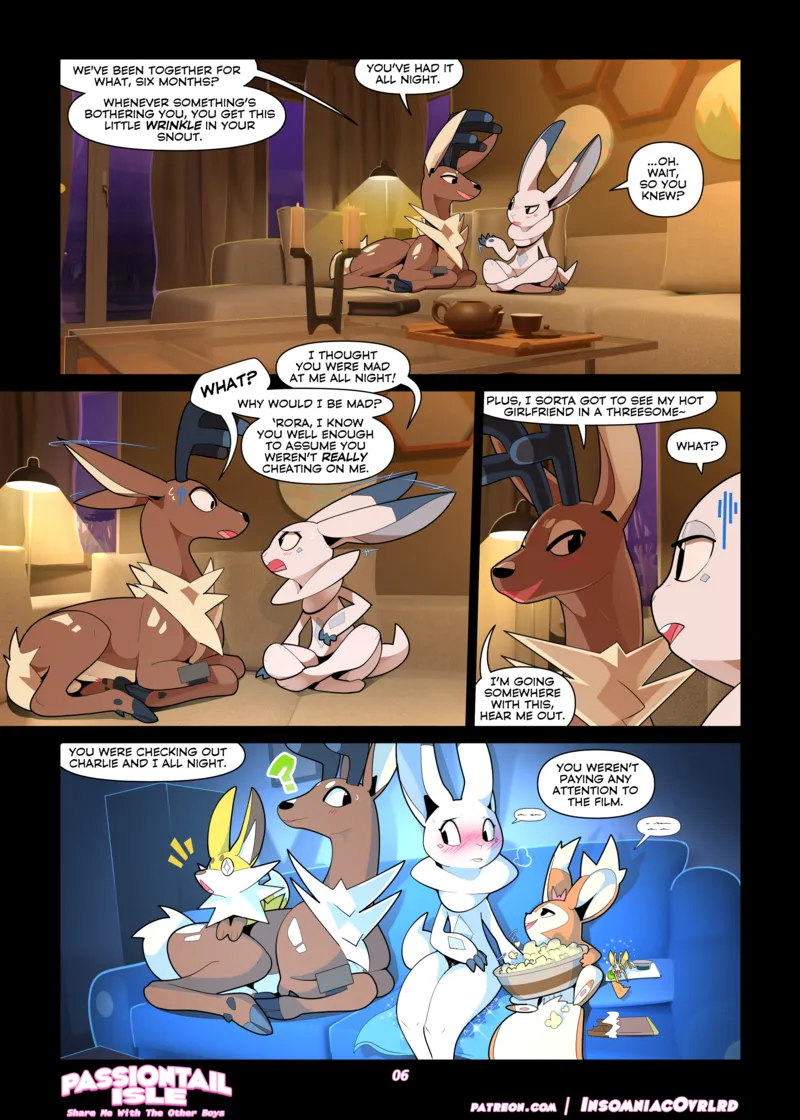 Passiontail Isle - Share Me With The Other Boys 007 and Pokemon Comic Porn