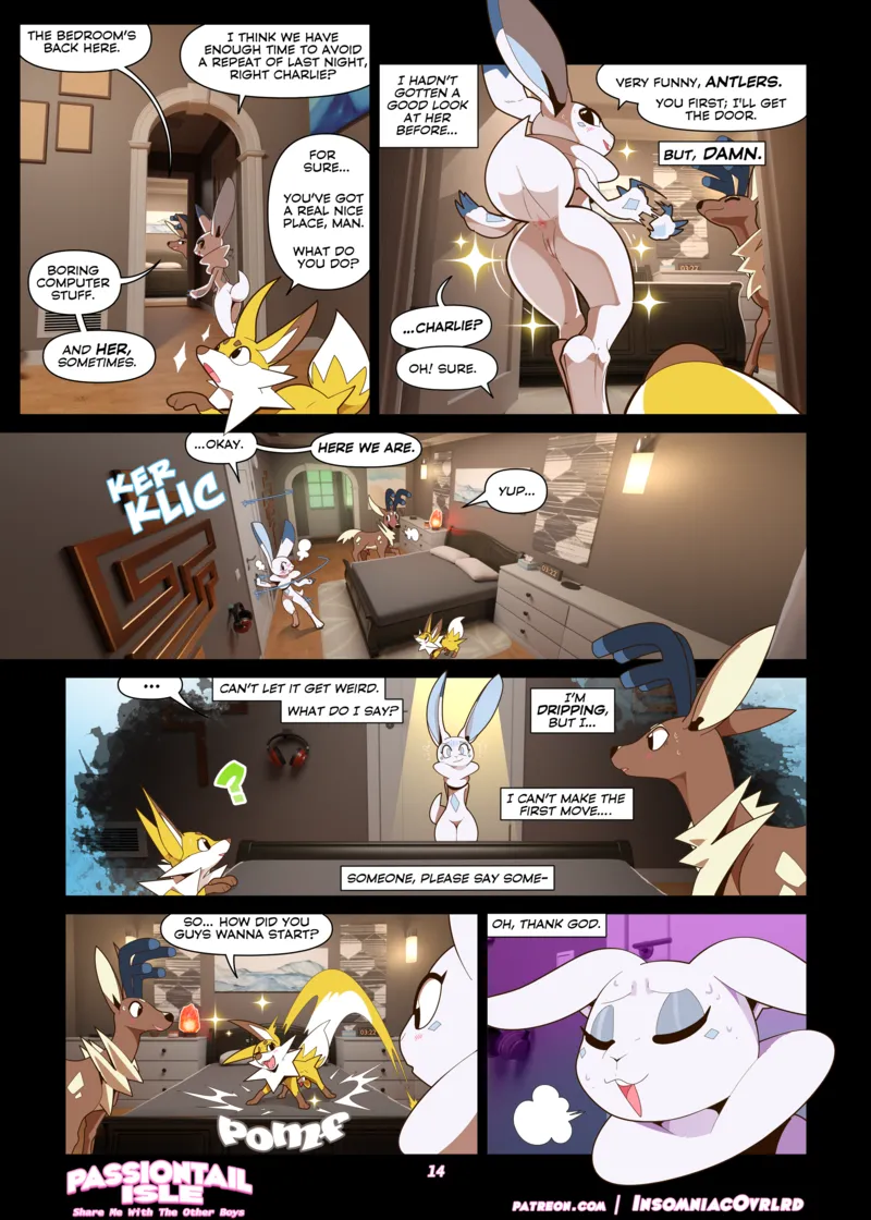 Passiontail Isle - Share Me With The Other Boys 015 and Pokemon Comic Porn