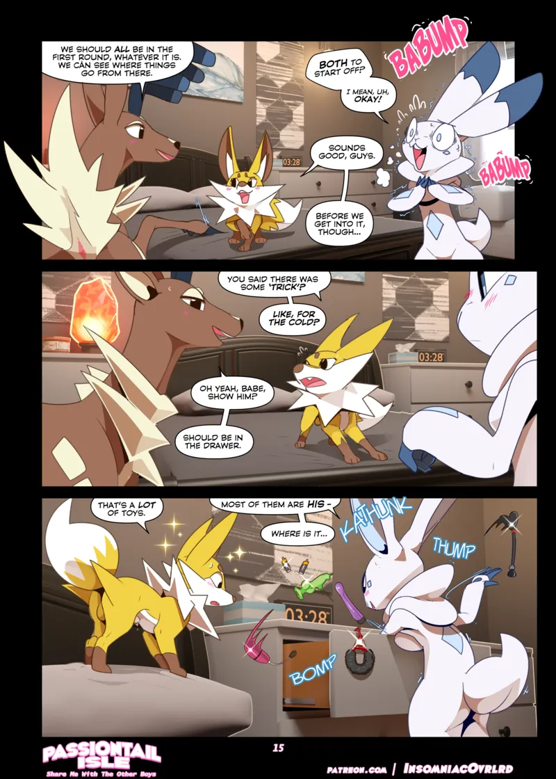 Passiontail Isle - Share Me With The Other Boys 016 and Pokemon Comic Porn