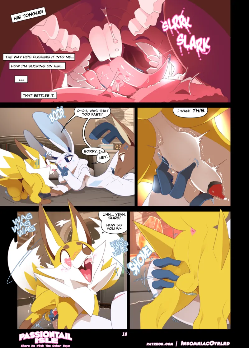 Passiontail Isle - Share Me With The Other Boys 019 and Pokemon Comic Porn