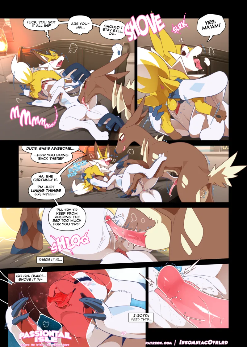 Passiontail Isle - Share Me With The Other Boys 021 and Pokemon Comic Porn