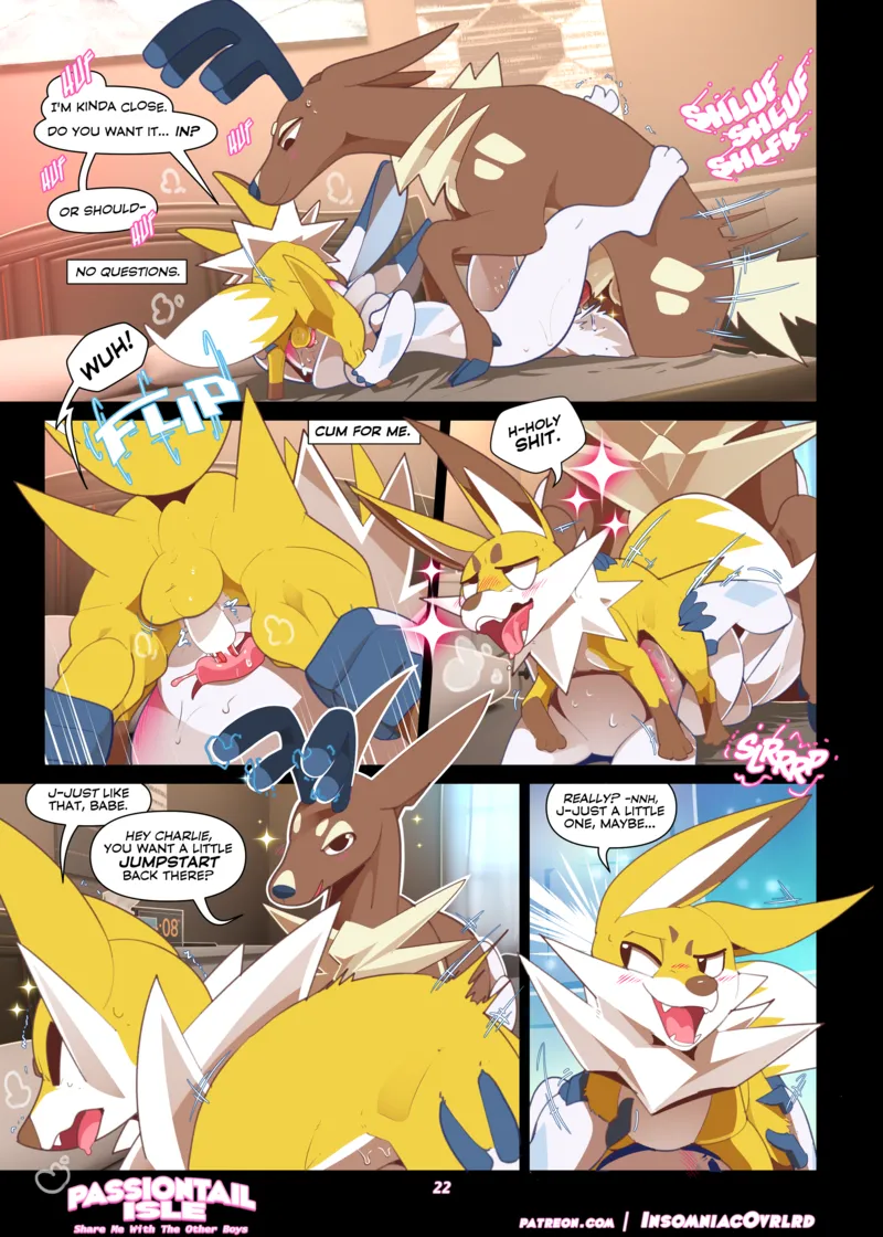 Passiontail Isle - Share Me With The Other Boys 023 and Pokemon Comic Porn