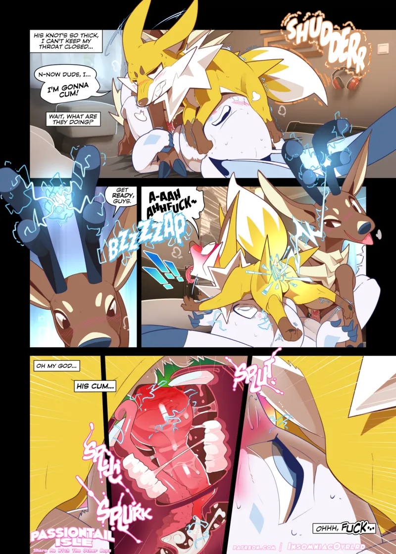 Passiontail Isle - Share Me With The Other Boys 024 and Pokemon Comic Porn