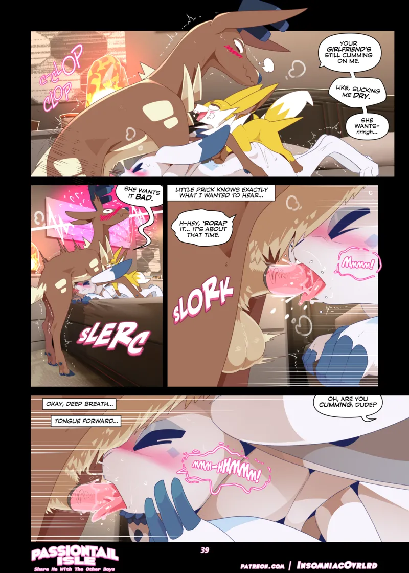 Passiontail Isle - Share Me With The Other Boys 040 and Pokemon Comic Porn