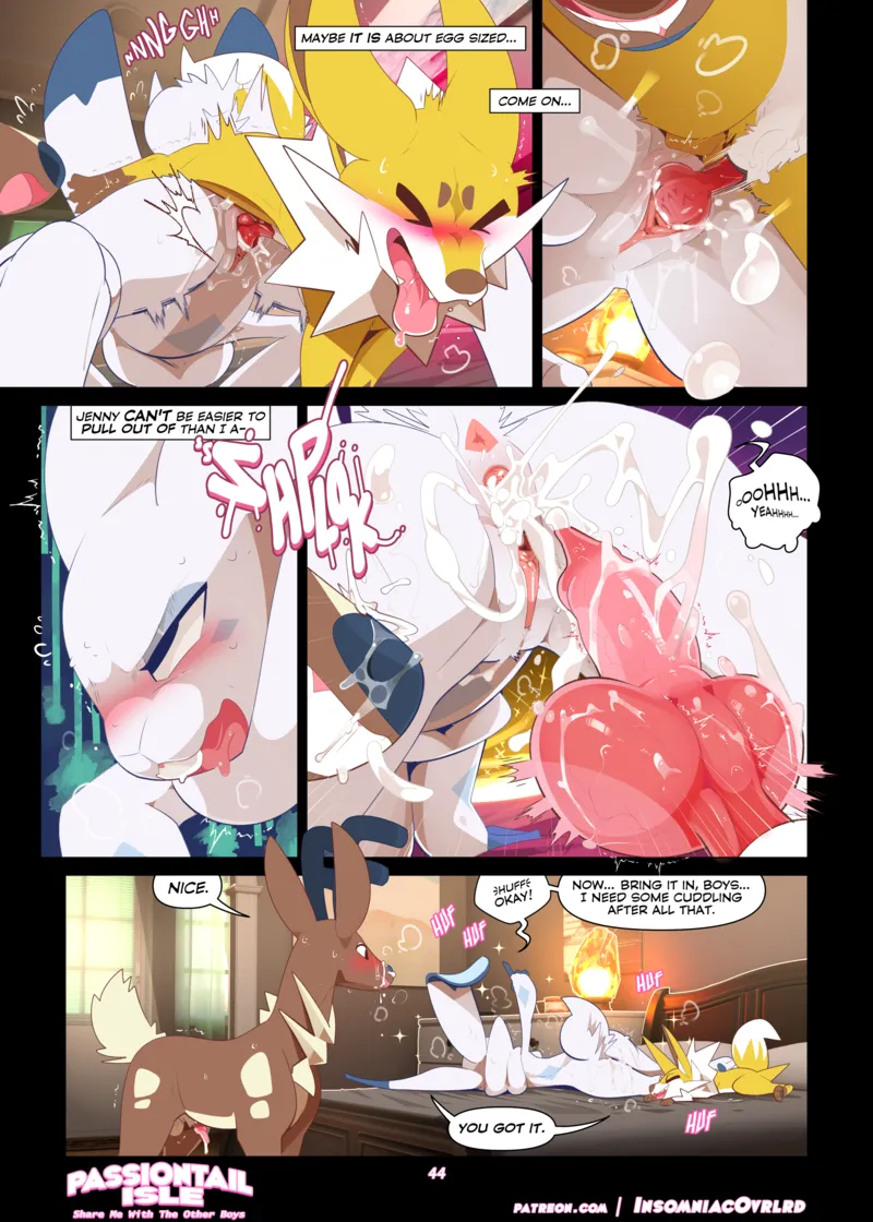 Passiontail Isle - Share Me With The Other Boys 045 and Pokemon Comic Porn