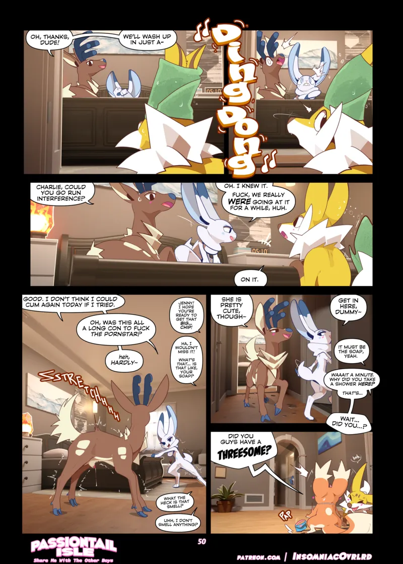 Passiontail Isle - Share Me With The Other Boys 051 and Pokemon Comic Porn