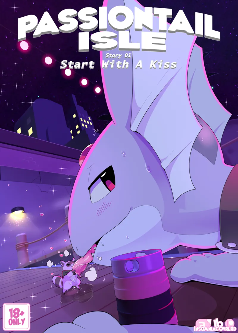 Passiontail Isle - Start With A Kiss 001 and Pokemon Comic Porn