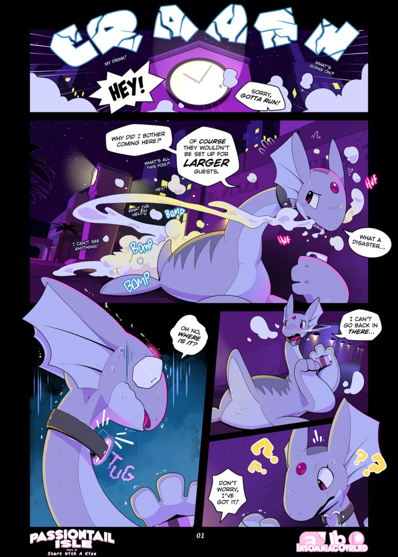 Passiontail Isle - Start With A Kiss 002 and Pokemon Comic Porn