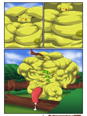 Pikachu Muscle Evolution 008 and Pokemon Comic Porn