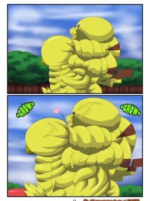 Pikachu Muscle Evolution 009 and Pokemon Comic Porn